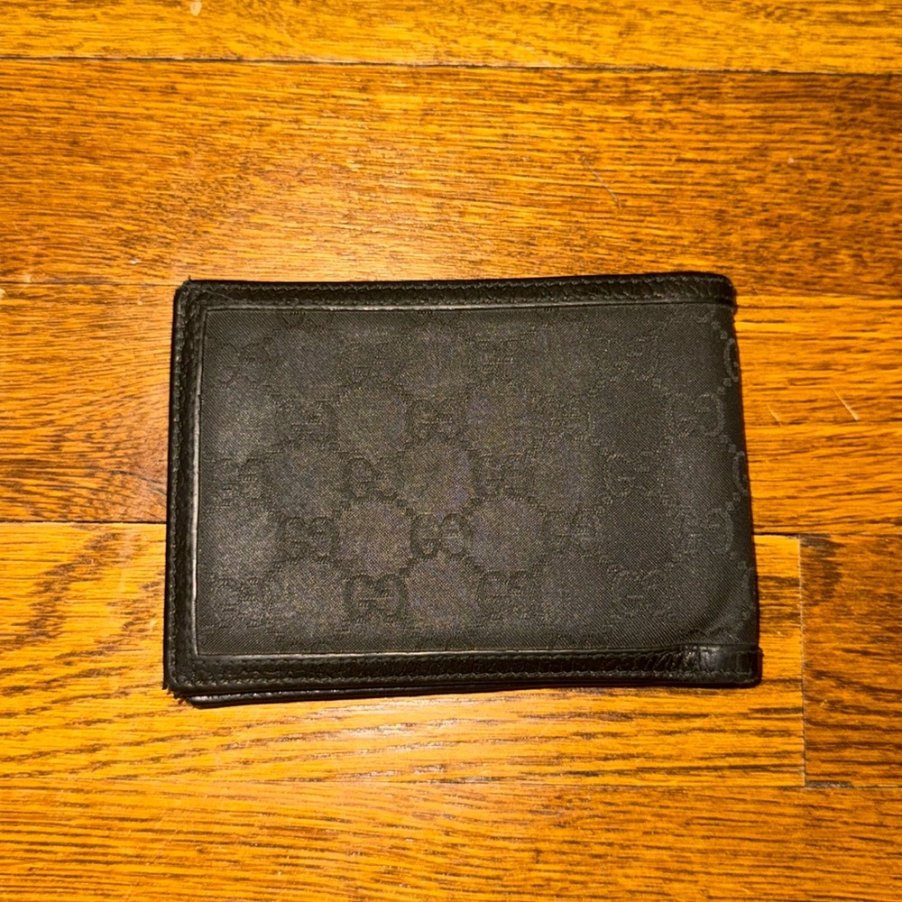 Gucci GG Canvas & Leather Bifold Wallet